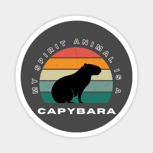 My Spirit Animal Is A Capybara Magnet